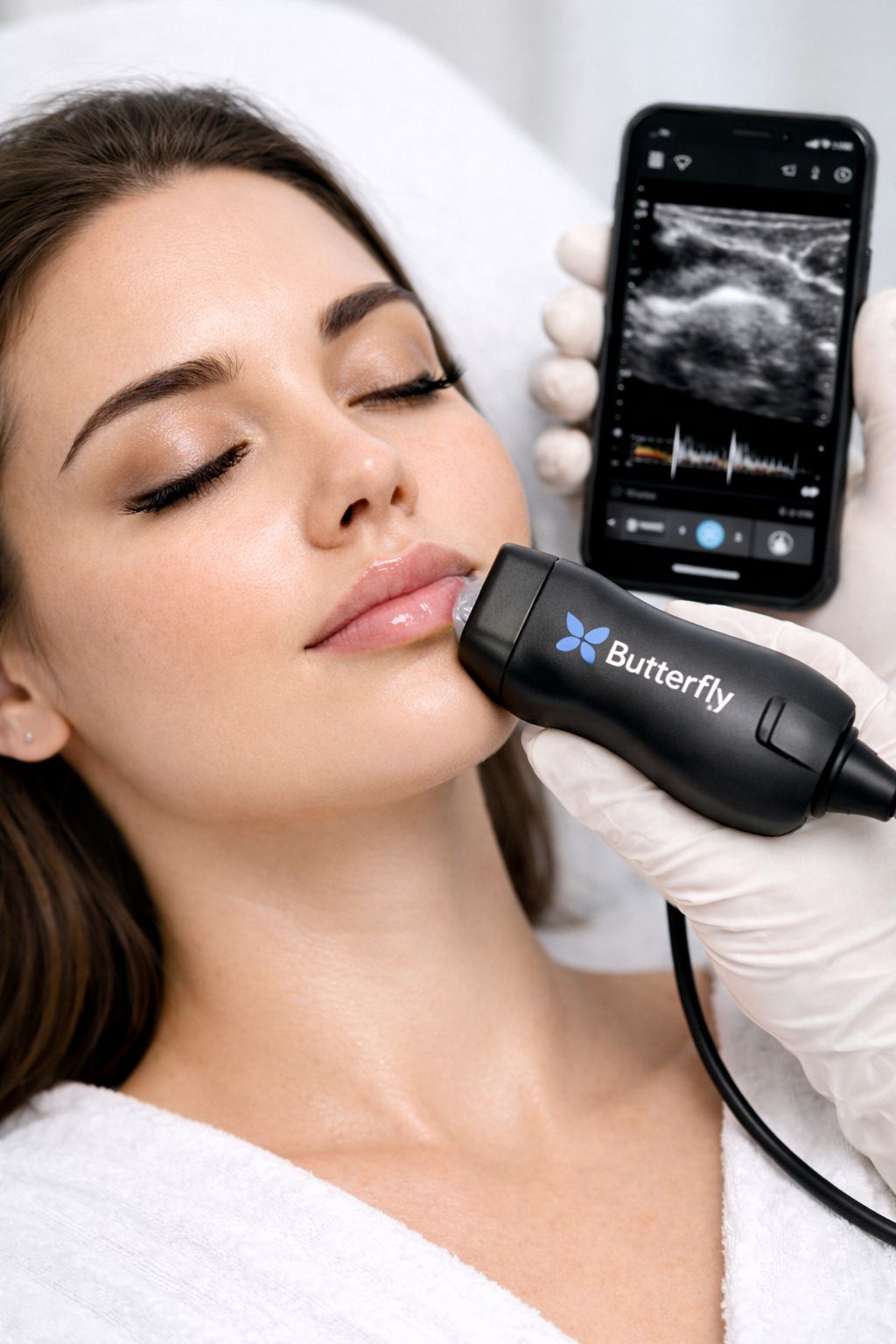 Ultraschall-Resorbtion zur Auflösung von Hyaluronsäure-Fillern